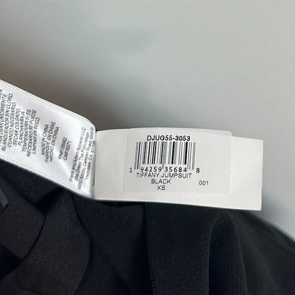 DRESS THE POPULATION Tiffany One-Shoulder Jumpsuit in Black Size X-Small - Picture 11 of 14